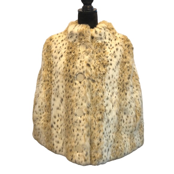 Janie Bryant Faux Fur Capelet size XS - Picture 11 of 16